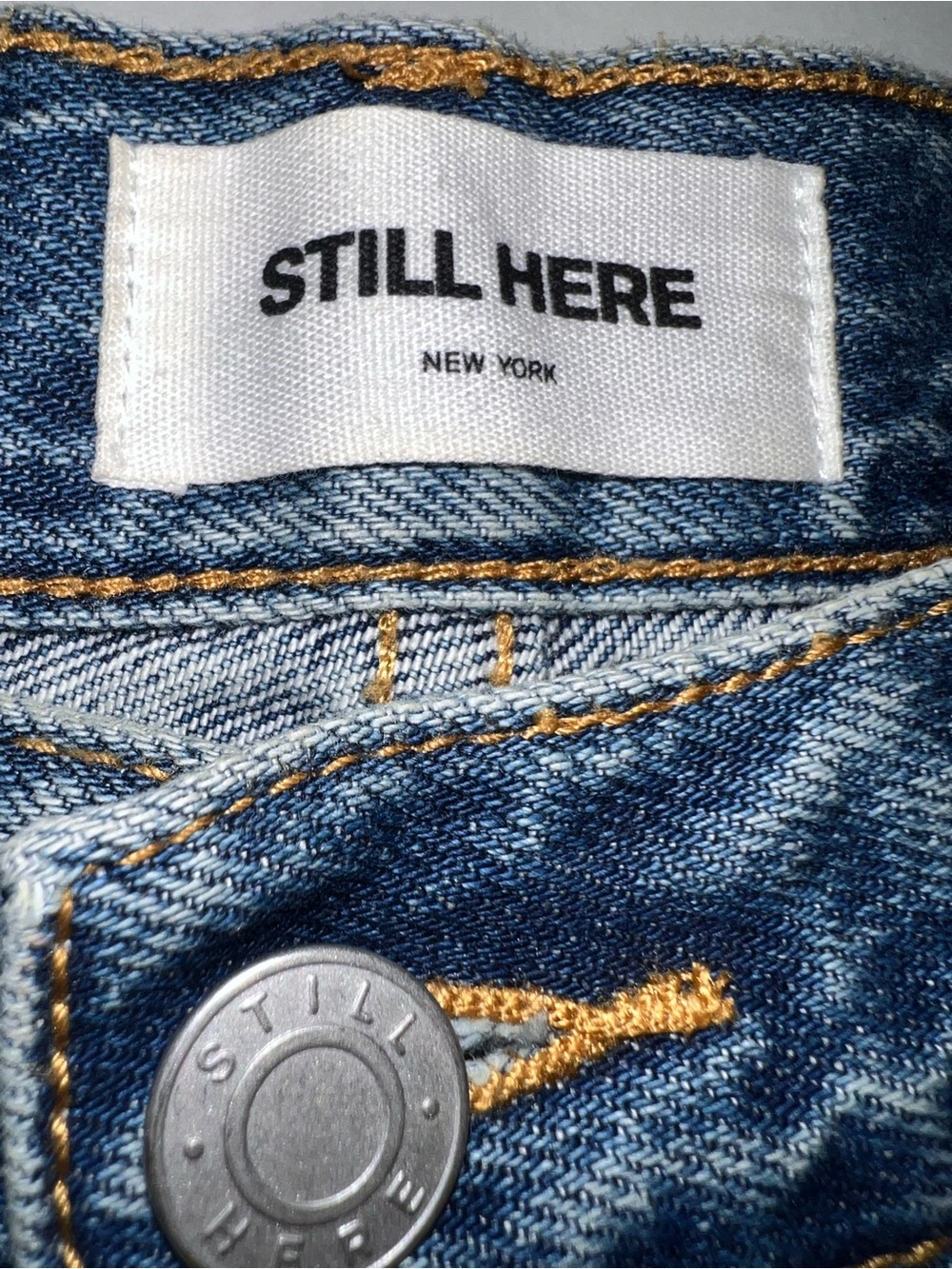 Still Here Subway Jean in Classic Blue - Picture 7 of 12